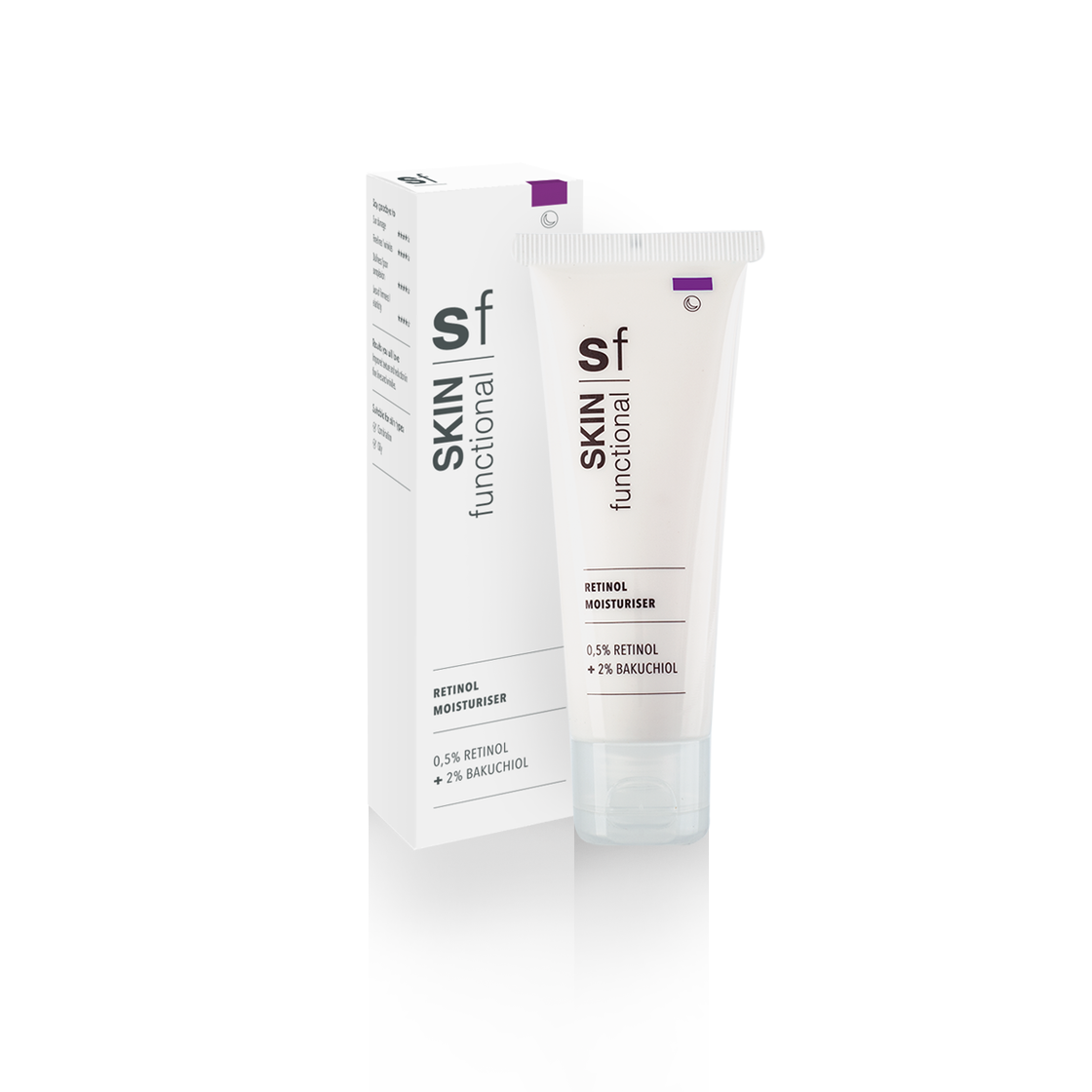 0,5% Retinol + 2% Bakuchiol
Retinol Moisturiser