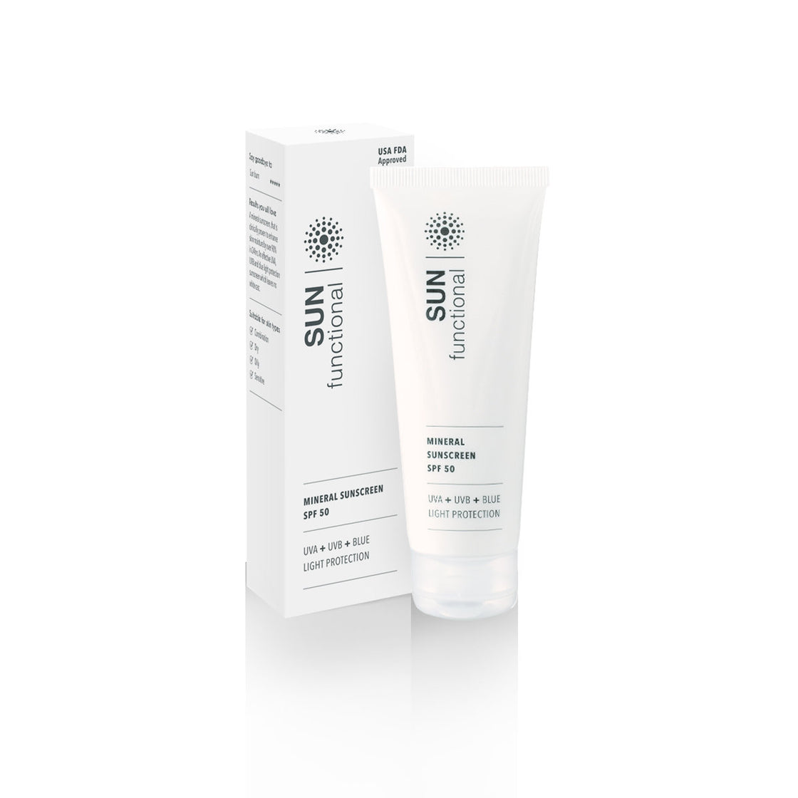 SKIN Functional Mineral Sunscreen SPF50 | UVA, UVB + Blue Light Protection