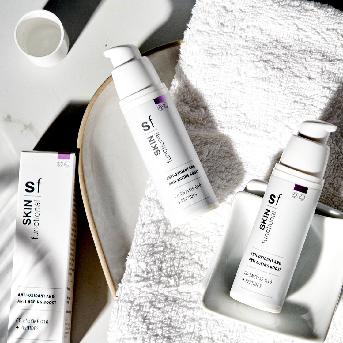 Co-Enzyme Q10 + Peptides
Anti-oxidant and Anti-ageing Boost