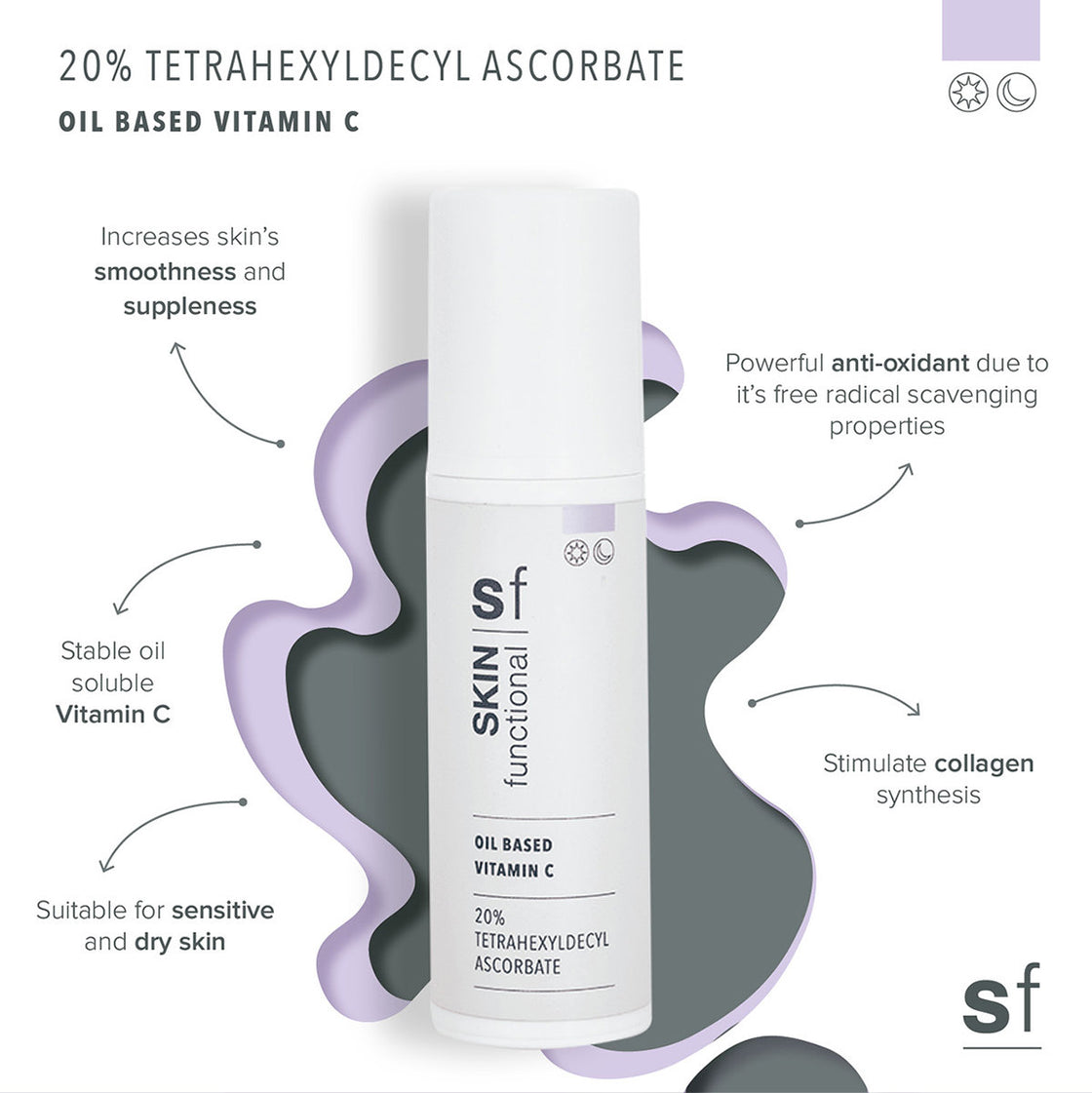 SKIN Functional Oil Based Vitamin C | 20% Tetrahexyldecyl Ascorbate