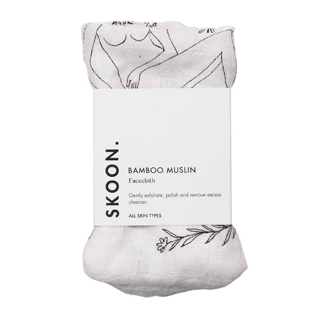 SKOON BAMBOO MUSLIN Facecloth